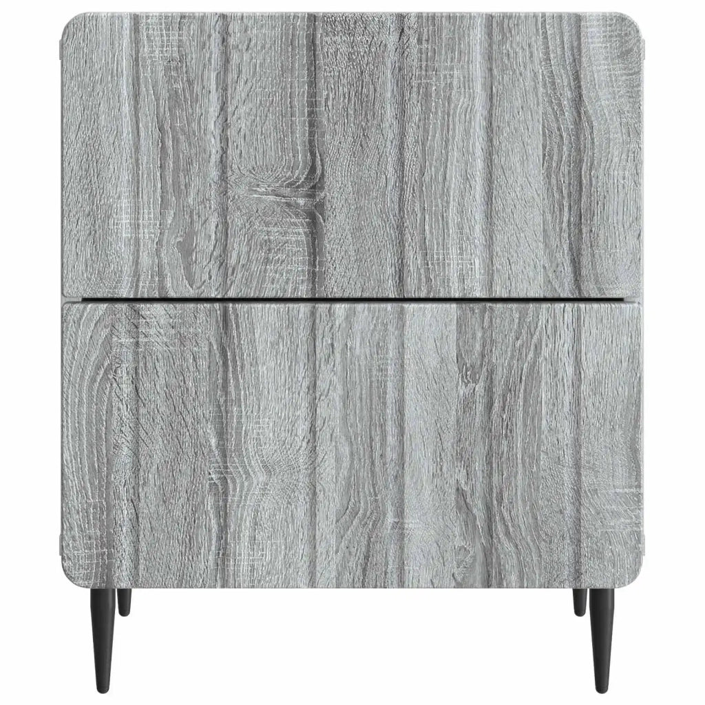 Armadio da Notte 2 pcs Grigio Sonoma 43 x 34,5 x 49,5 cm 894308