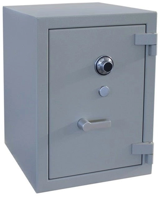 Armadio blindato di sicurezza monoblocco grado II - EN 1143-1 spessore 30/10 cm. 80x60x55h