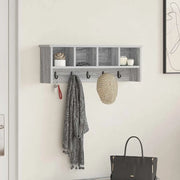 Appendiabiti a muro Grigio Sonoma 75 x 16 x 26 cm 874320