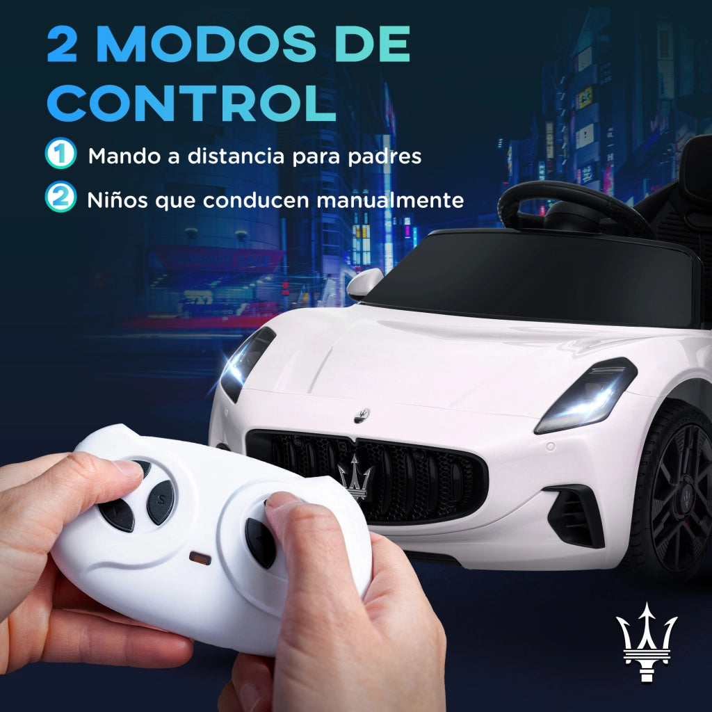 Coche Maserati Gran Turismo Folgore ¨C zephmum ¨C Bianco 12V
