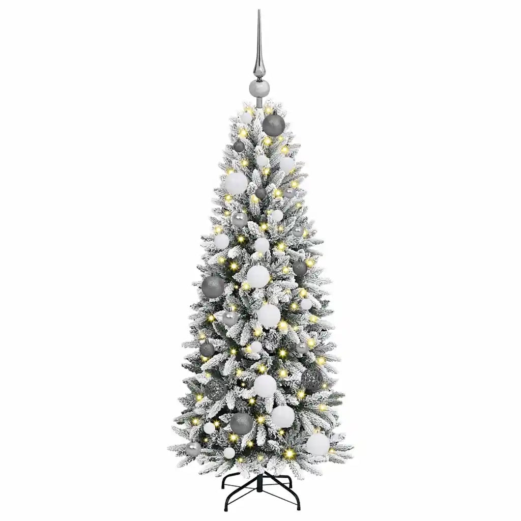 Albero di Natale artificiale con 150 LED Bianco 120 cm 3396020