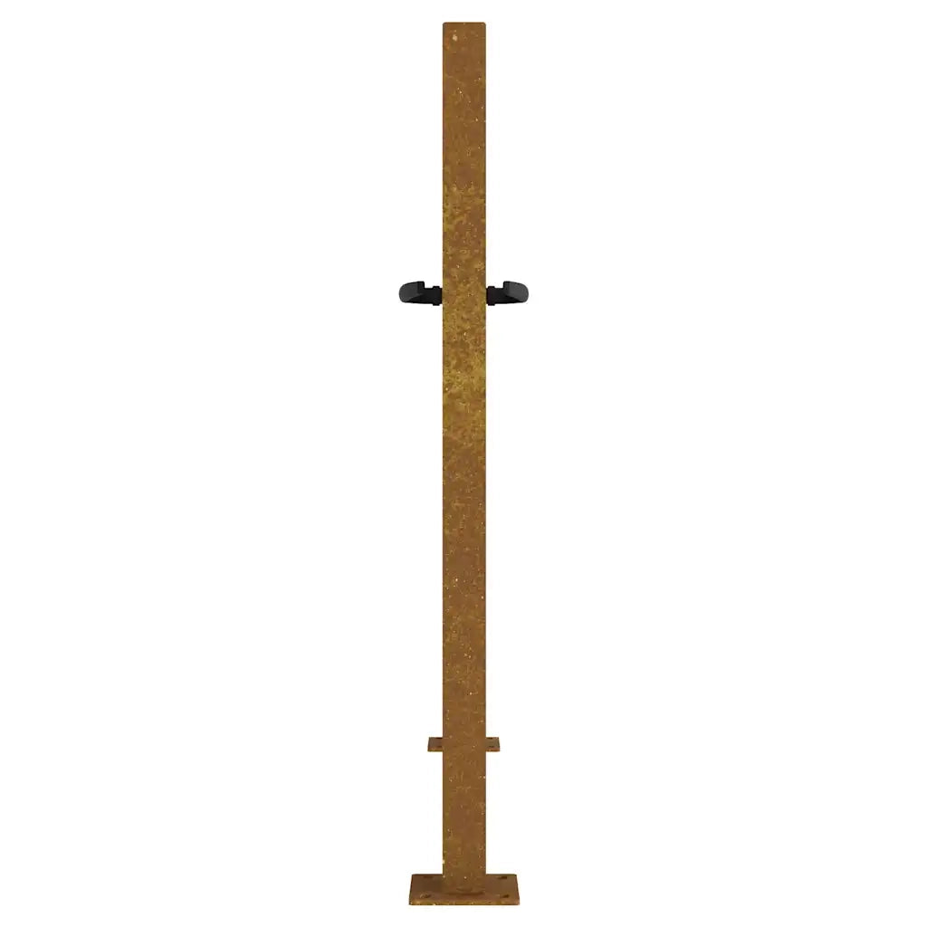 Cancello da Giardino 105x80 cm in Acciaio Corten Design BambÃ¹