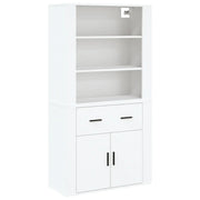 Credenza | Madia | Buffet da pranzo | Armadio da pranzo Bianca in Legno Multistrato
