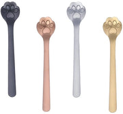 Set di cucchiai per caffè e tè in acciaio inossidabile - 4 pezzi - 14,7 cm - lavastoviglie - adatti per dessert