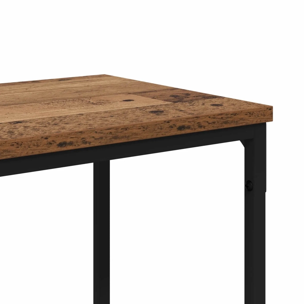 Tavolo consolle con lo scaffale Legno vecchio 160 x 30 x 75 cm 881902