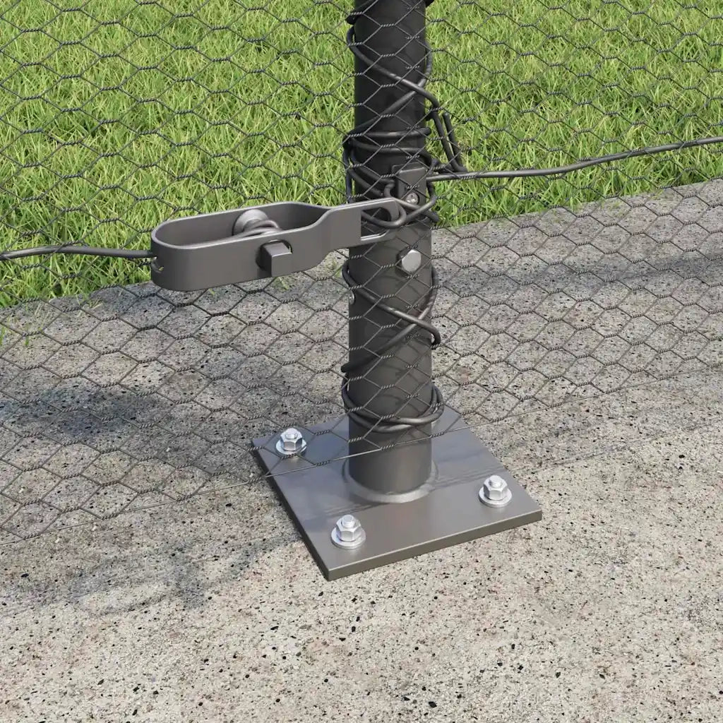 Palo della recinzione Grigio 25 x 1,4 m (rete da 13 mm)