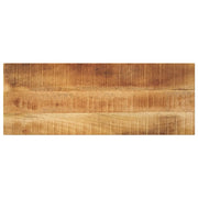 Piano per Tavolo 70x40x3,8cm Rettangolare Legno di Mango Grezzo