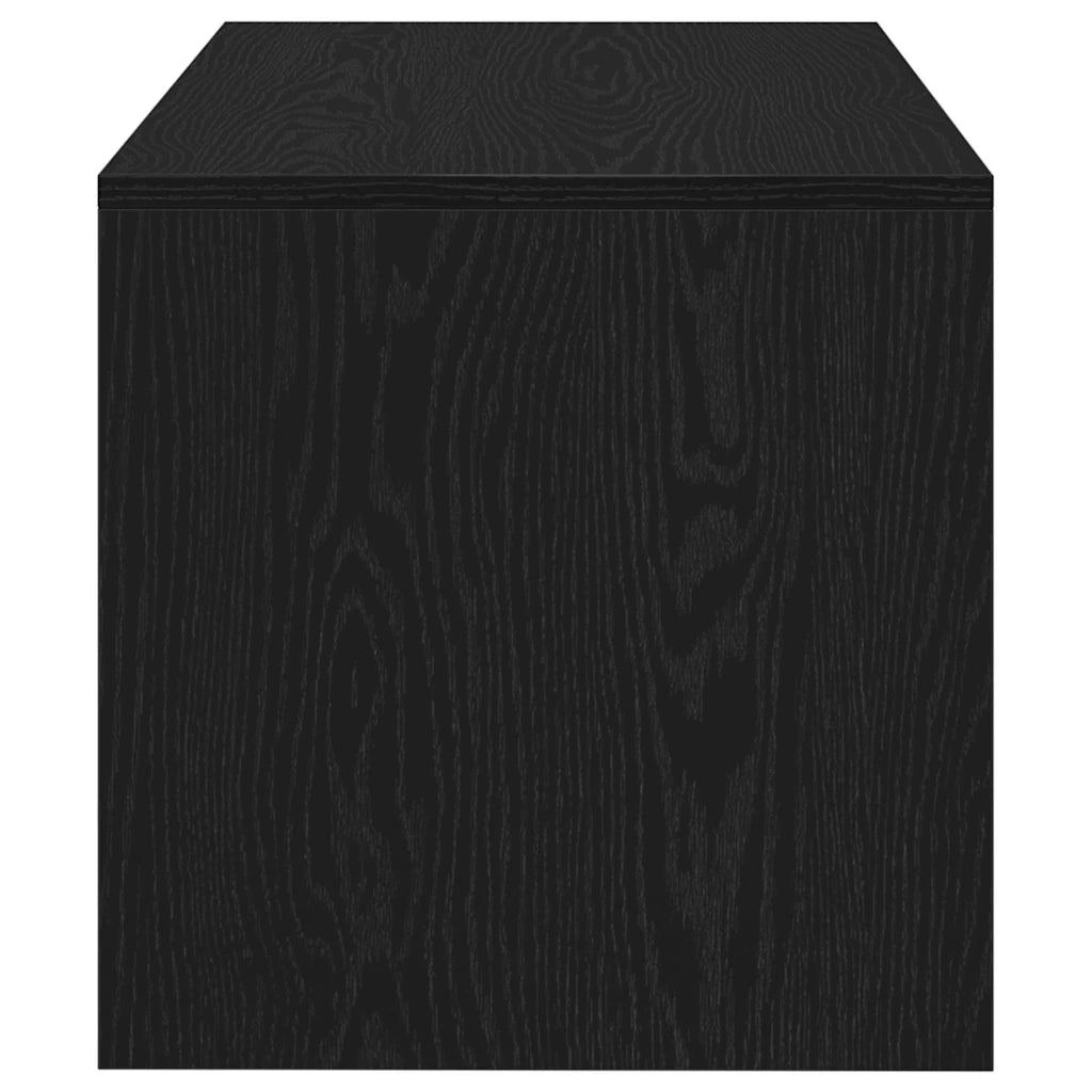 Mobile TV | Armadietto TV | Mobile Porta TV Rovere Nero 80x40x40 cm in Legno Multistrato
