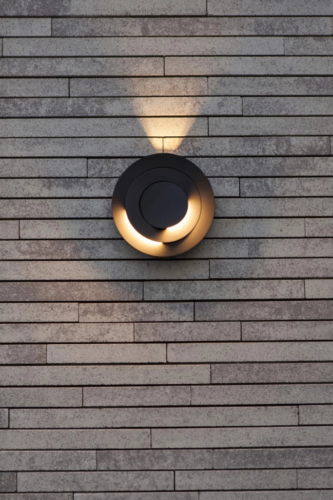 Applique esterna LED IP54 7,8W MOOV Lutec grigio scuro