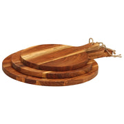 Tagliere 3pz in Legno Massello di Acacia 376052