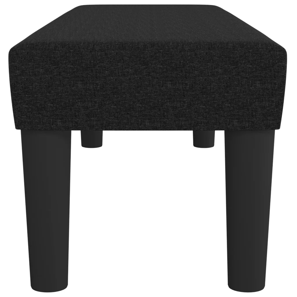 Panca Nera 100x30x30 cm in Tessuto 346646
