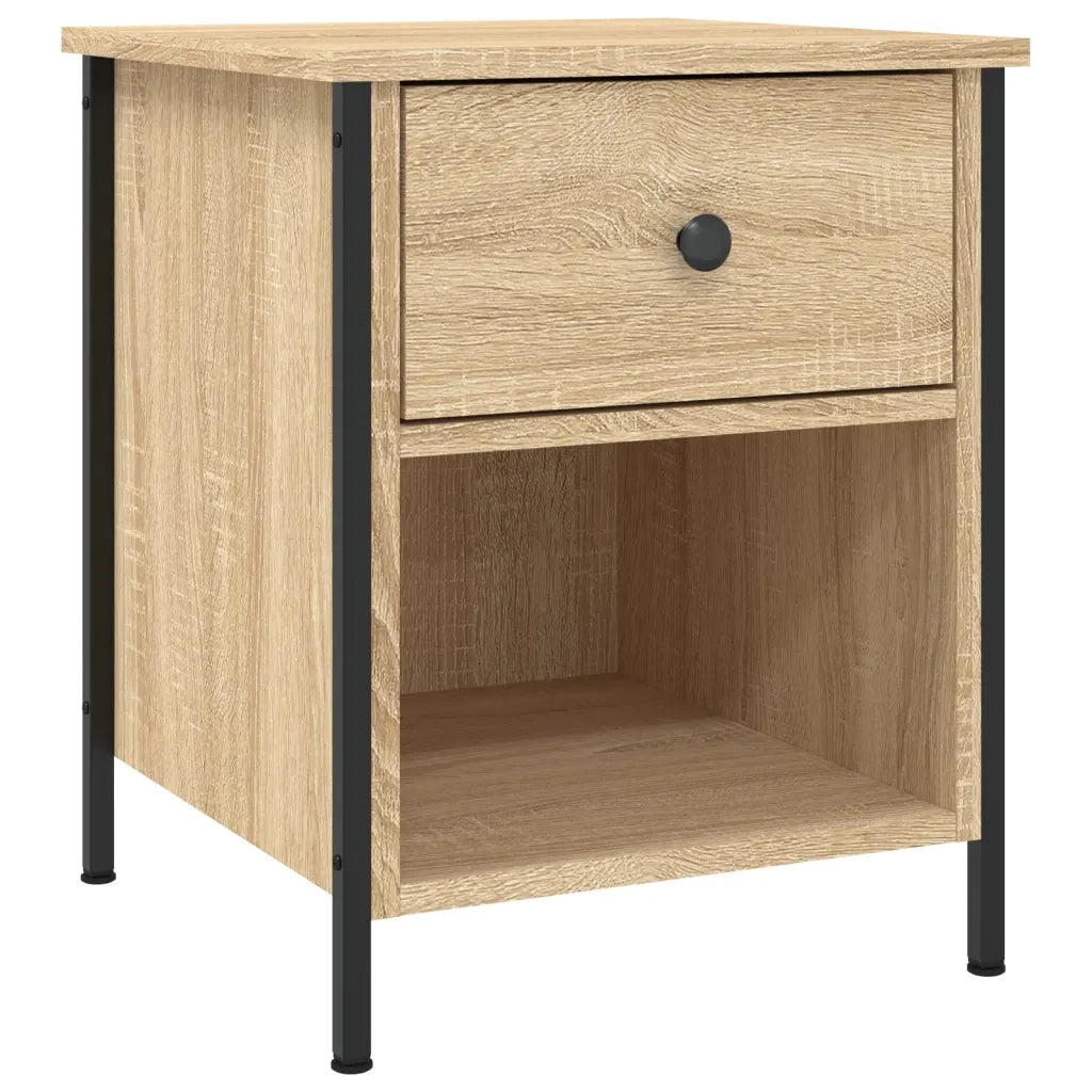 Comodino Rovere Sonoma 40x42x50 cm in Legno Multistrato 825935