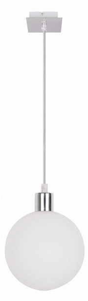 Lampada a sospensione Candellux Oden G9 Ø15 cromo bianco