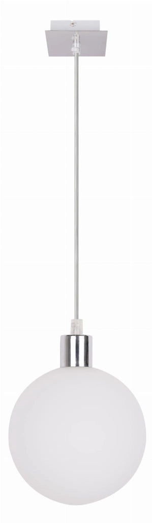 Lampada a sospensione Candellux Oden G9 Ø15 cromo bianco