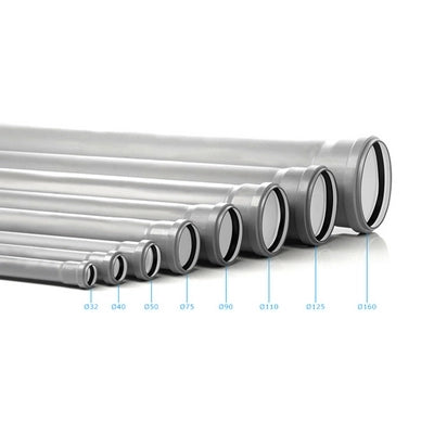 TUBO HTEM 1 BICCHIERE PP3  VALSIR- Diam. 50 lungh. 1000- VALSI- pezzi 1