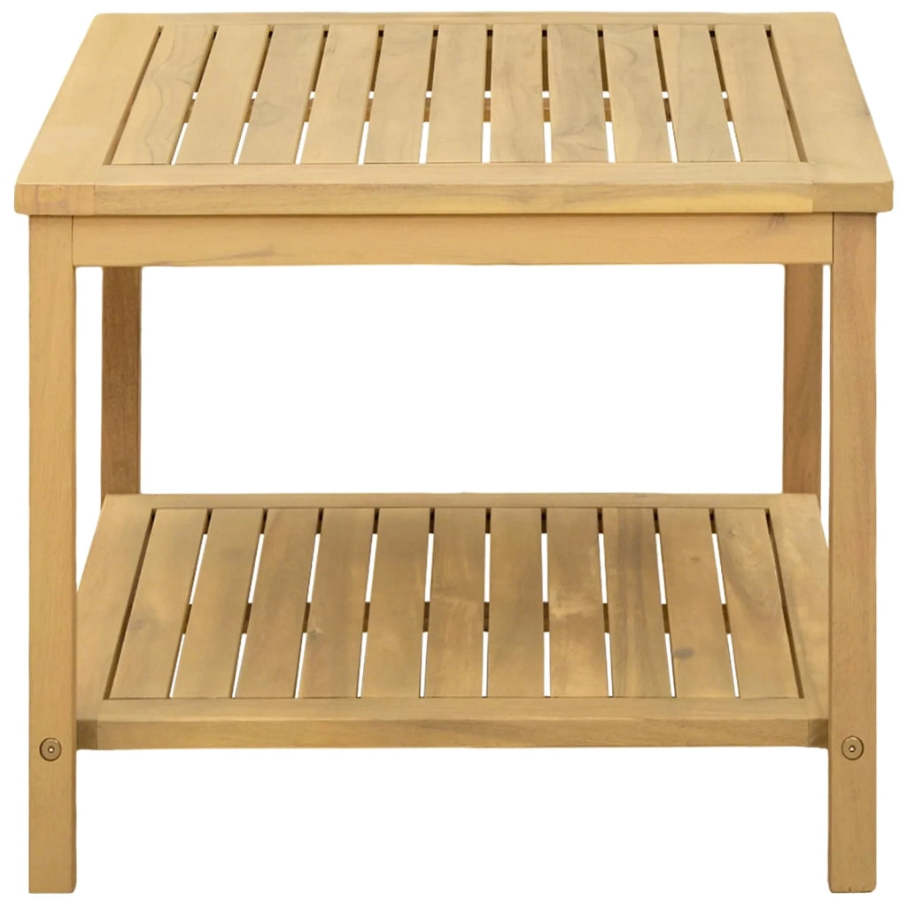 Tavolo laterale Olio Naturale 50 x 35 x 45 cm 42026788