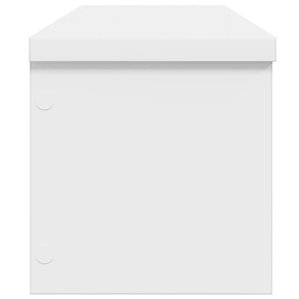 Scaffali da Cucina Impilabili 2 pz Bianchi 60x15x16 cm