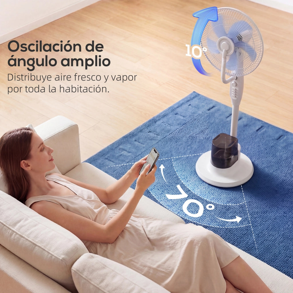Ventilatore Nebulizzatore 90W ¨C zephmum ¨C Bianco