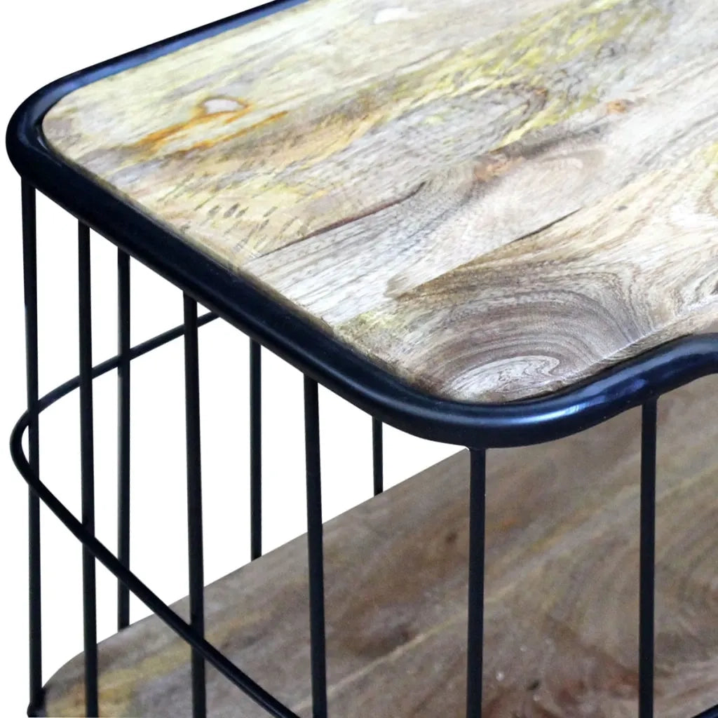 Mobile Porta TV-Mobile per TV-Credenza TV in Solido Legno di Mango 100x40x45 cm
