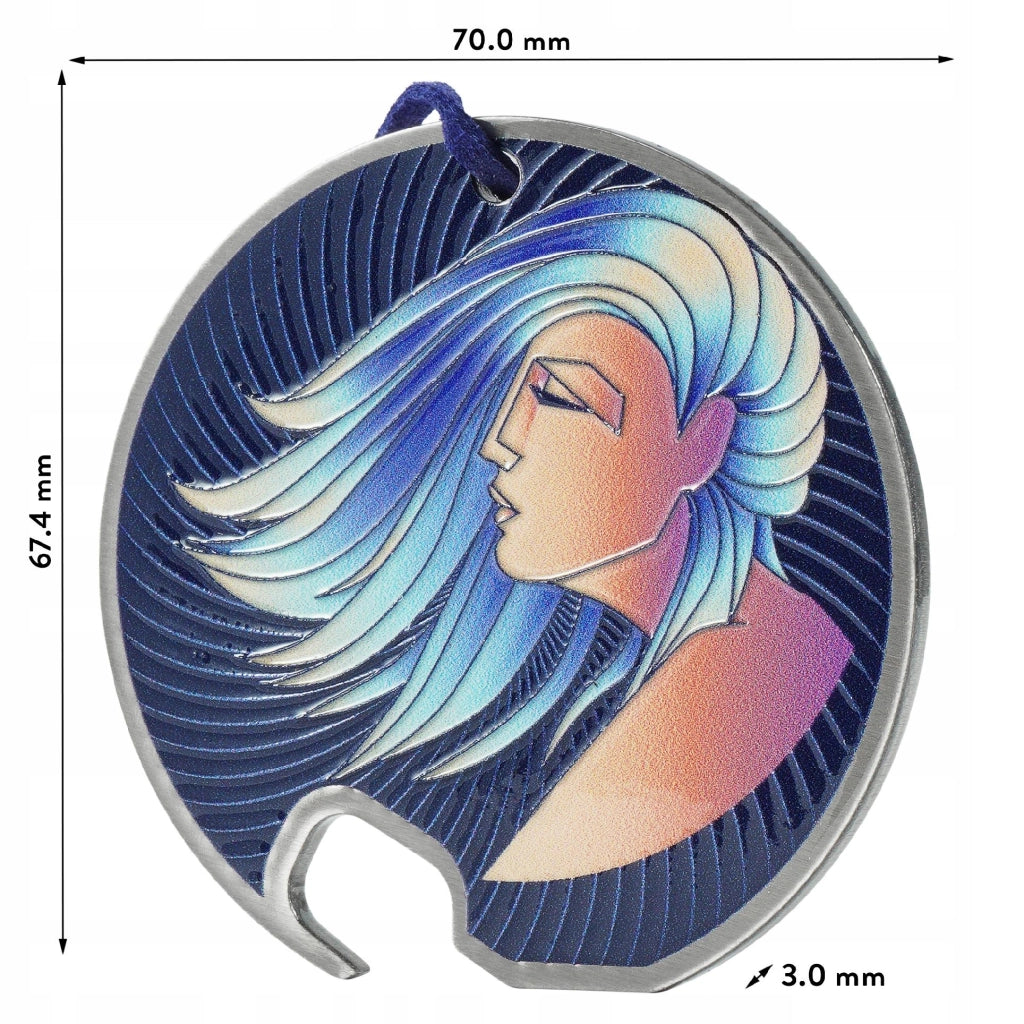 Apribottiglie KADAX in metallo per bottiglie di birra, regalo per il segno zodiacale della Vergine, resistente.