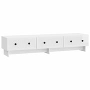Mobile TV Bianco Lucido 147 x 34,5 x 30 cm Legno ingegnerizzato