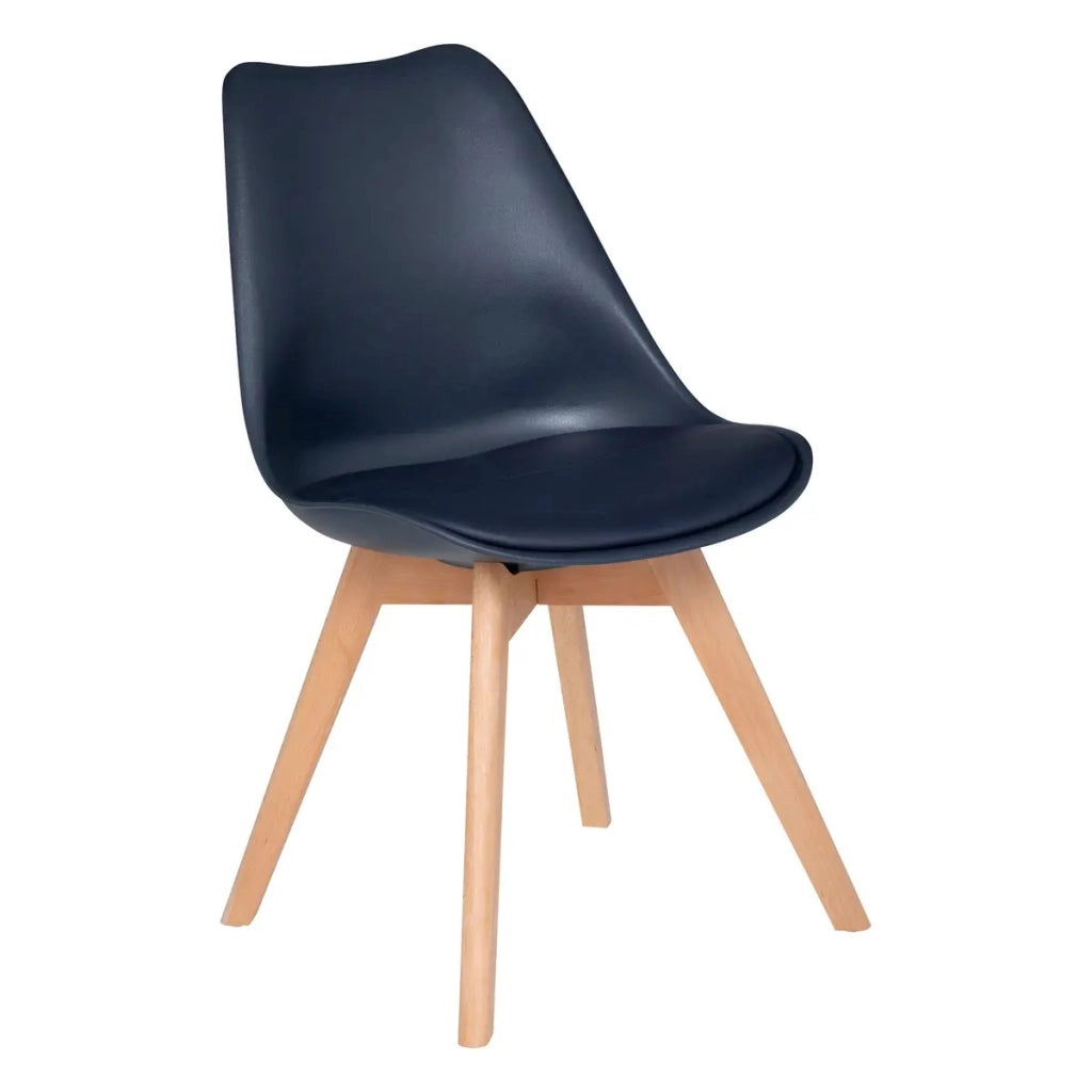 SEDIA BAYA 48X53XH82CM BLU INCHIOSTRO IN PP CON SE