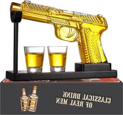 Set di regalo per uomo - caraffa con bicchieri da shot - regali di whisky per Natale - set di regali - riempimento per calze - regali divertenti per papà e nonno - regali cool