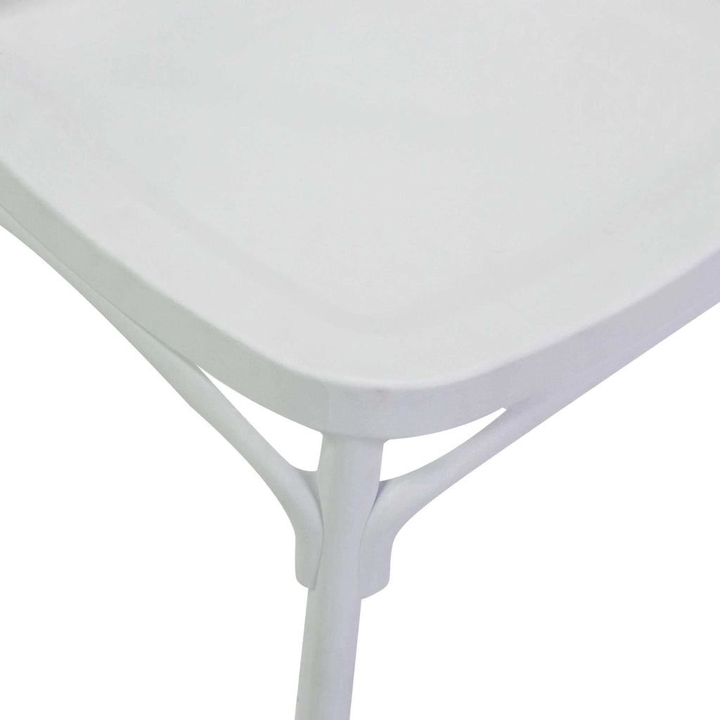 Sedia 47x51xh90 cm in Plastica Cross Bianco