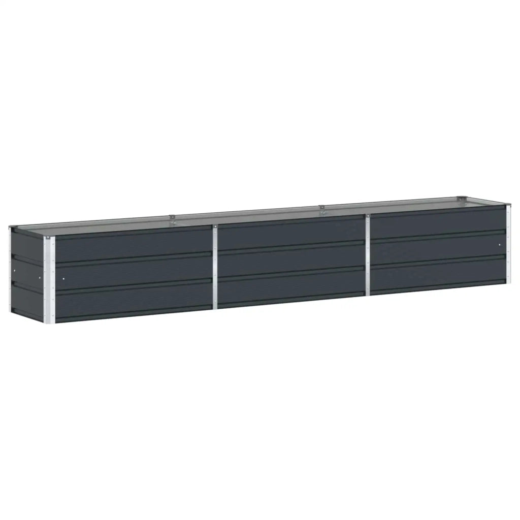 Fioriera Antracite 290 x 50 x 45 cm Acciaio zincato 42018206