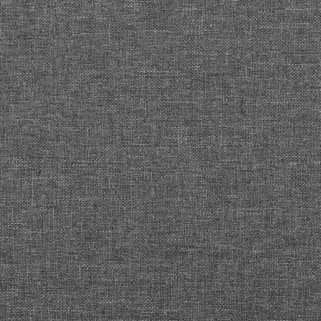Testiera ad Orecchio Grigio Scuro 103x16x78/88 cm in Tessuto 3118997
