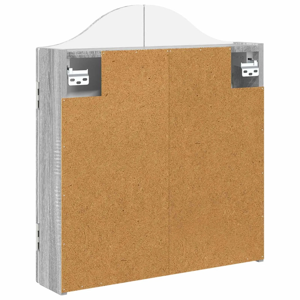 Armadio per Dartboard Sonoma grigio 56 x 12 x 63 cm 8006657