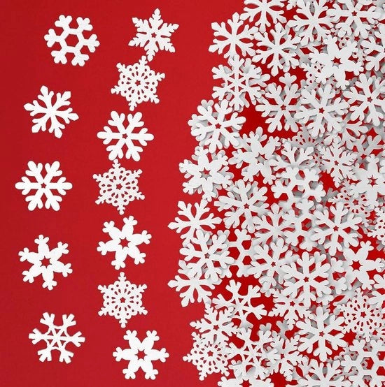 200 pezzi decorazione in legno a forma di fiocco di neve per DIY decorazioni di Natale per artigianato