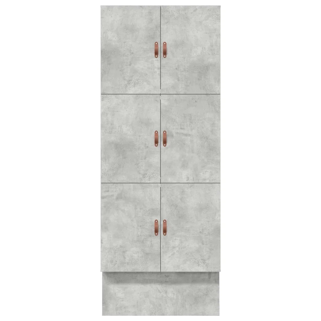 Struttura letto con contenitore Grigio cemento 100 cm 3335616