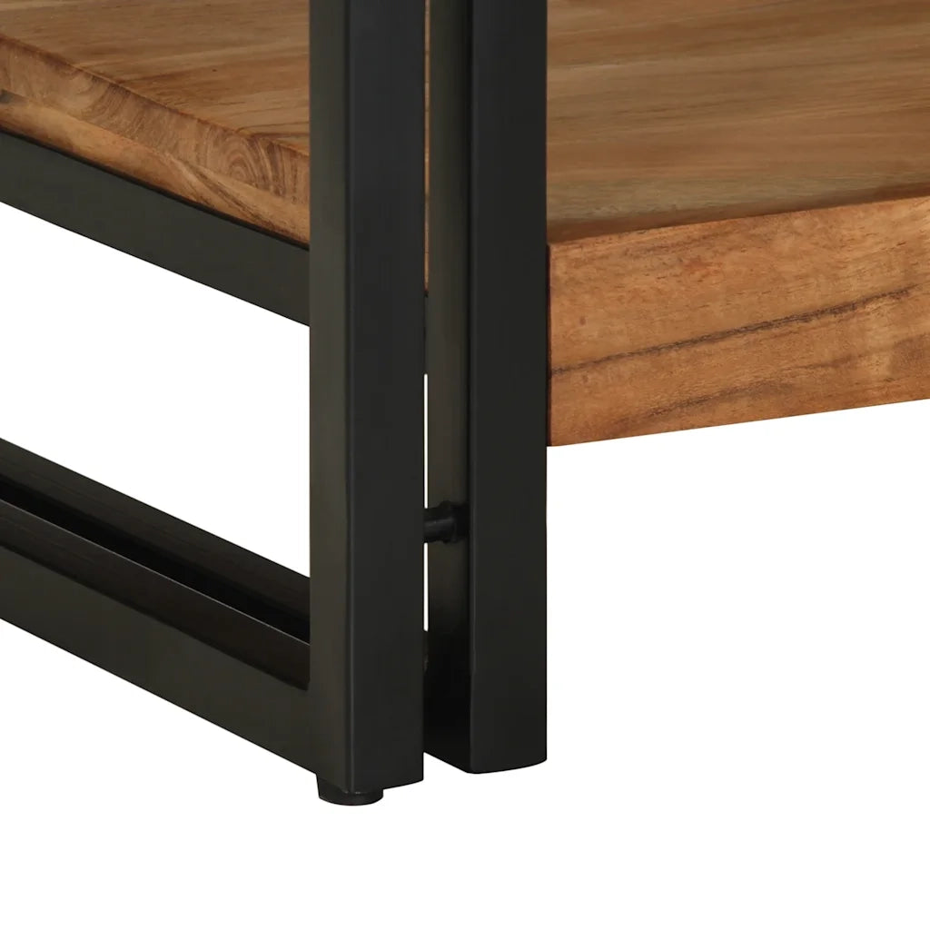 vidaXL Tavolino da Salotto 50x50x38 cm Legno Massello di Acacia
