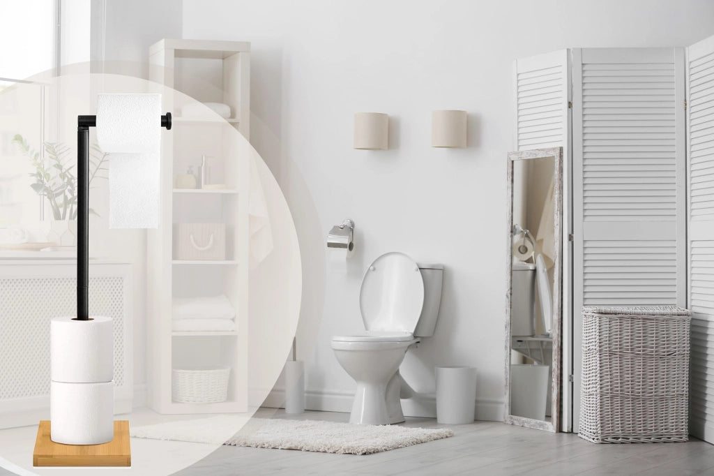 Porta Carta Igienica Black P70505