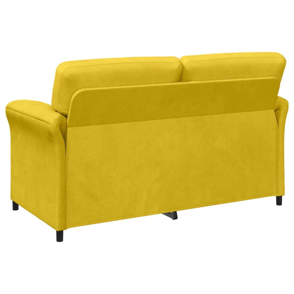 Set di divani 2 pz Giallo Velluto 3424906