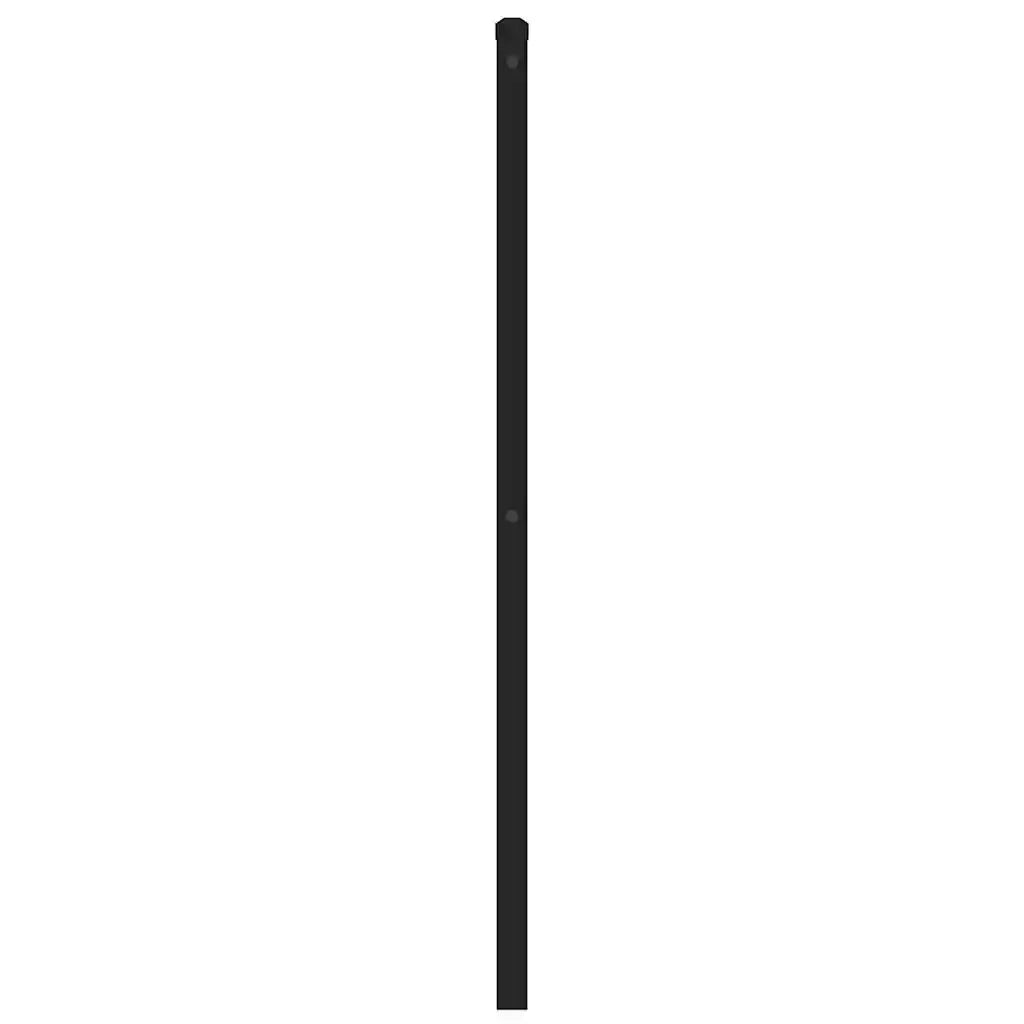 Testiera in Metallo-Testiera in Ferro-Testata Nero 200 cm 677348