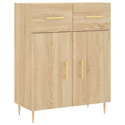Credenza | Madia | Buffet da pranzo | Armadio da pranzo Rovere Sonoma 69,5x34x90 cm in Legno Multistrato