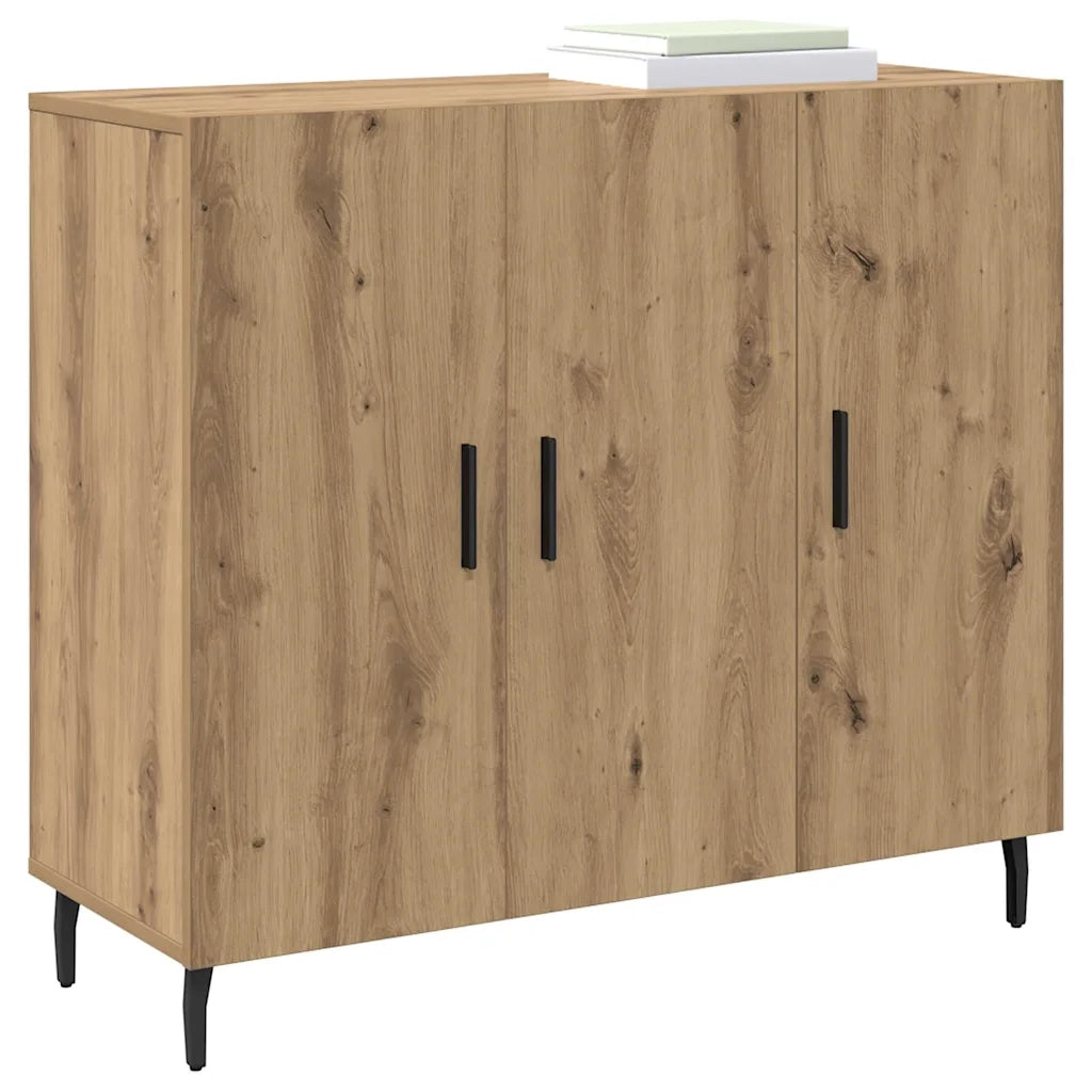 Credenza-Buffet-Armadio da cucina Rovere artigianale 90 x 34 x 80 cm Legno multistrato 978503