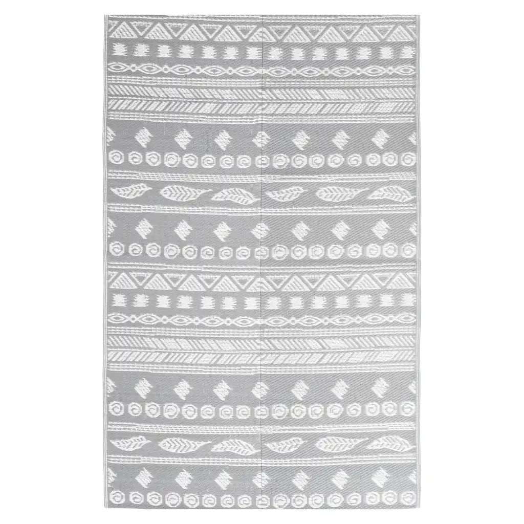 Tappeto da Esterni ARAKIL Grigio 120x180 cm in PP