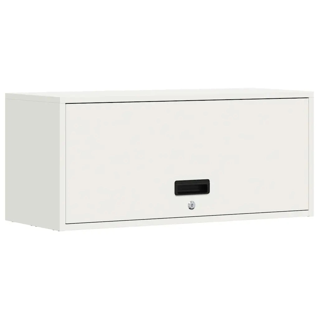 Armadio a muro per garage Bianco 80 x 33 x 35 cm 883277