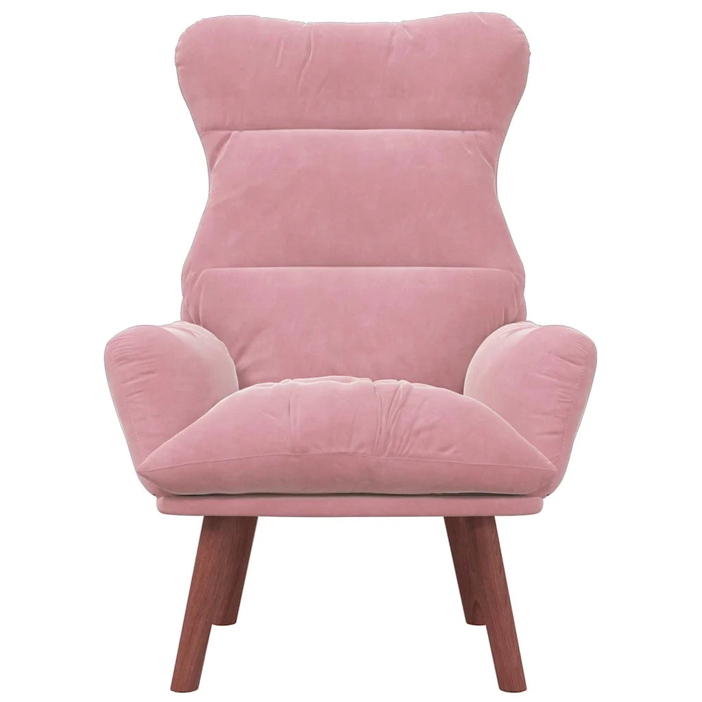 poltrona Rosa 69 x 74 x 93 cm Velluto 42001838