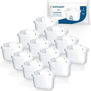Filtro acqua per acqua AQUAMAX - compatibile con diversi modelli - 12 pezzi