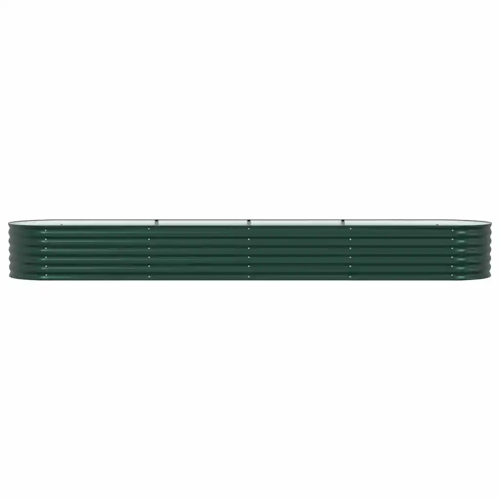 Letto Rialzato Verde 400 x 80 x 44 cm Acciaio 42008127