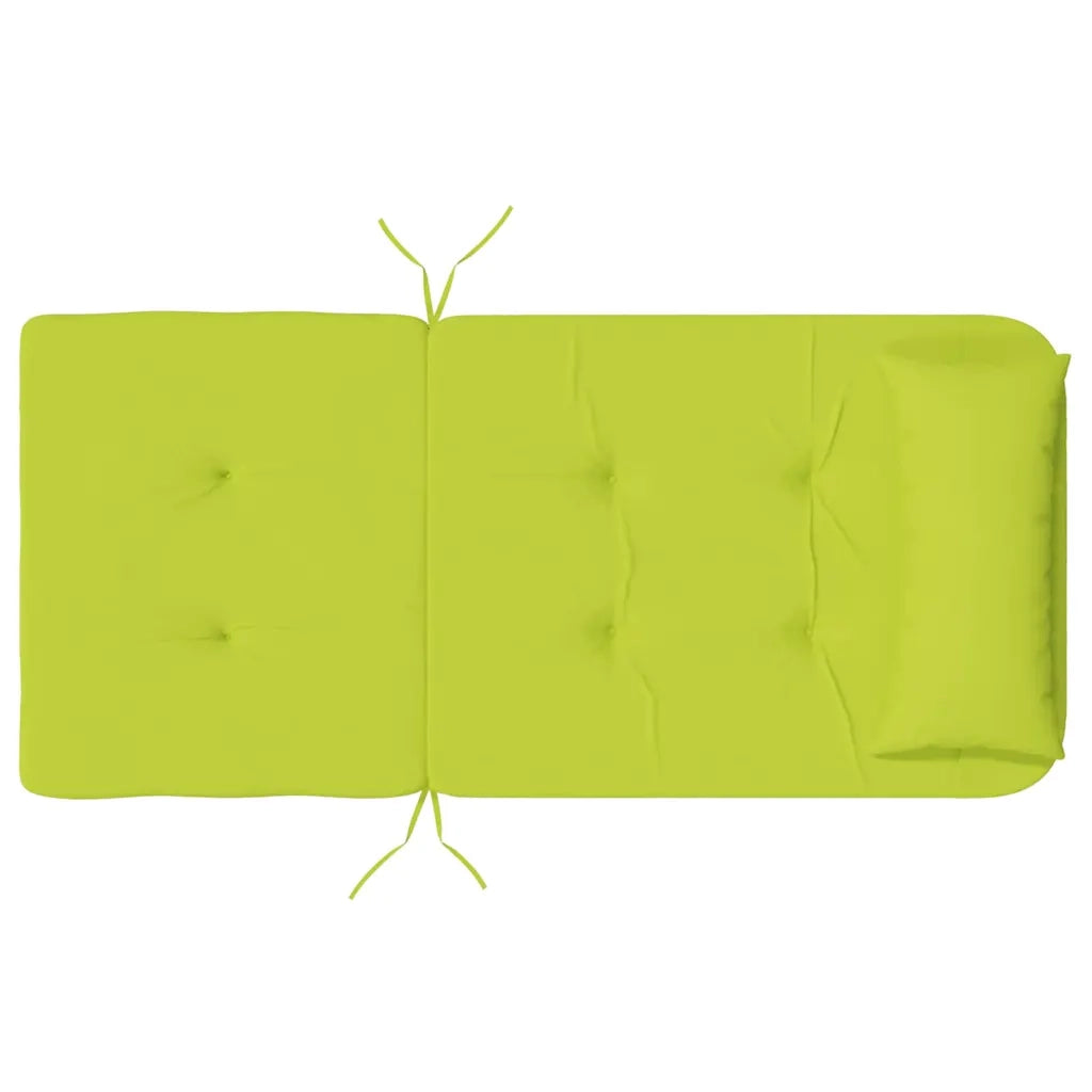 Cuscini per sedie 2 pcs Verde brillante. 58 x 77 x 4,5 cm 361841