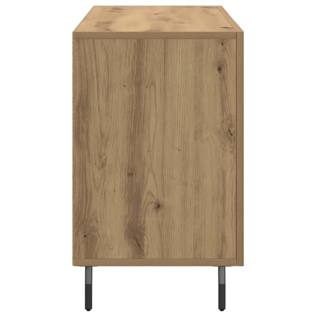 Credenza | Madia | Buffet da pranzo | Armadio da pranzo Rovere Artigianale 100x36x60 cm in Legno Multistrato