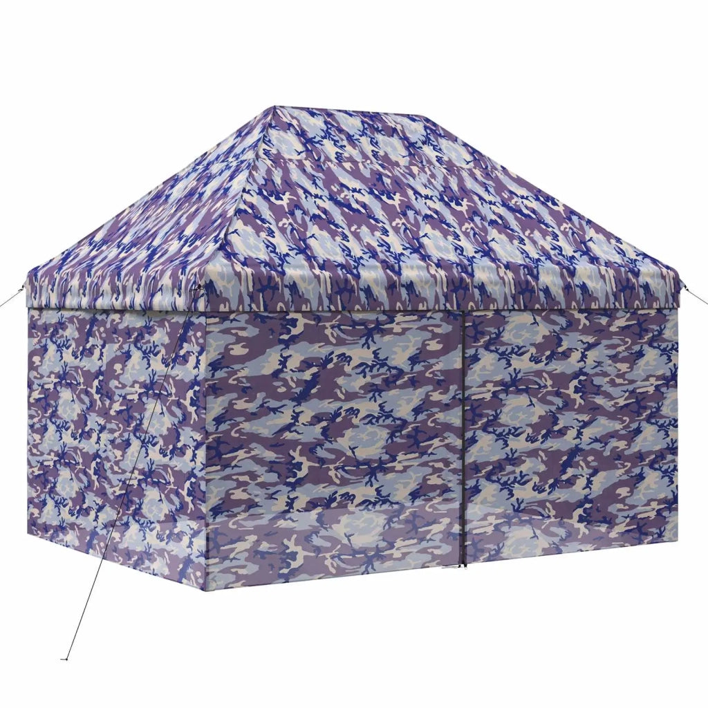 Gazebo Pop-up con 4 Pareti 2,9 x 4,3 m Blu Cacciatore 42036832