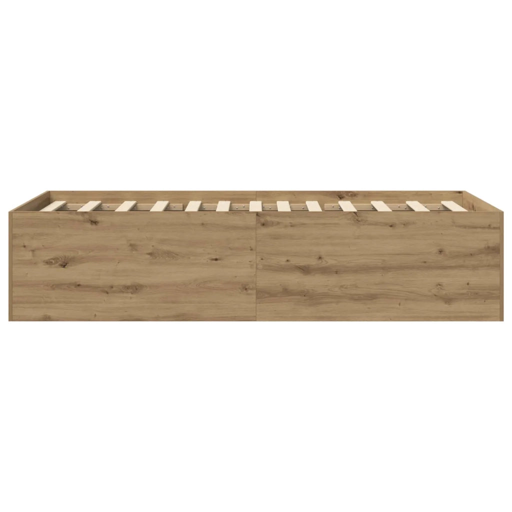 Struttura letto a pavimento Rovere Artigianale 80 x 200 cm 3429540
