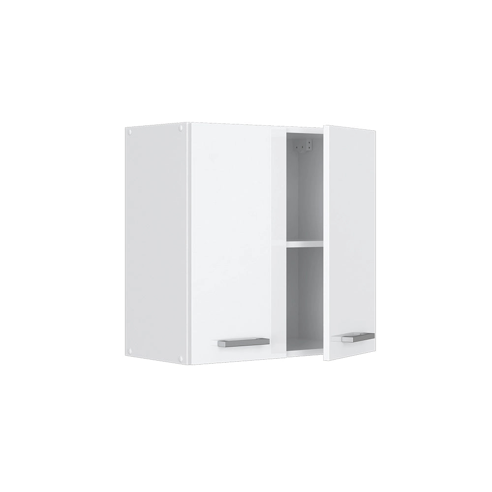 Vicco Pensile universale Bianco lucido 60 cm con porte