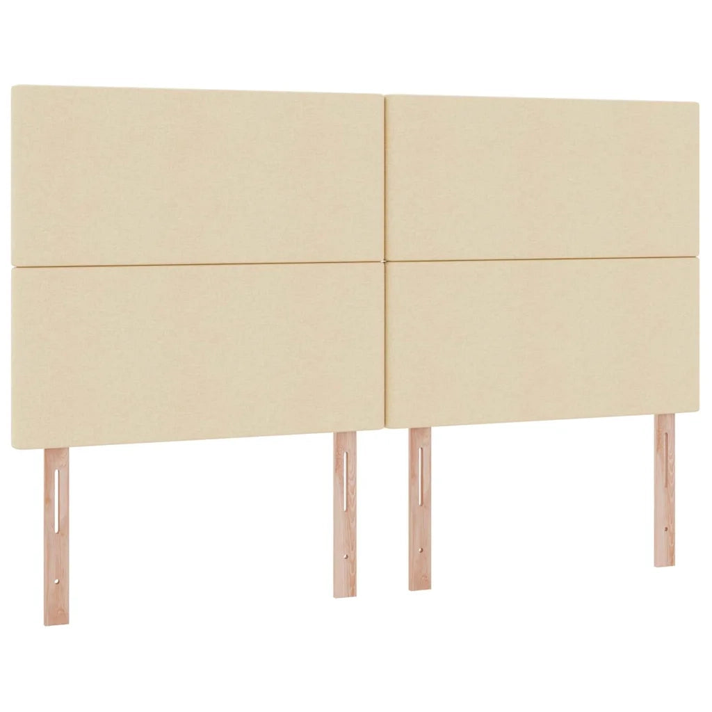 Letto con contenitore LED e materasso Crema 180 x 200 cm